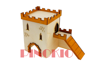 Pinokio domek/zamek dla małych gryzoni P-87