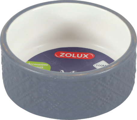 Zolux miska 200ml gres Margot szara