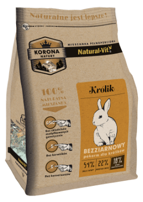 Korona Natury Karma Królik 750g