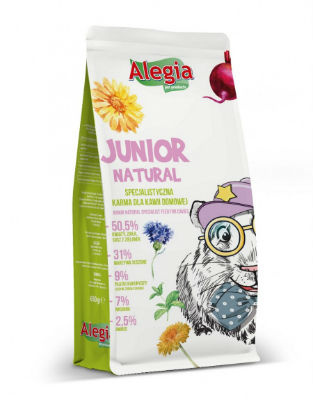 Alegia Karma dla świnki Junior 650g