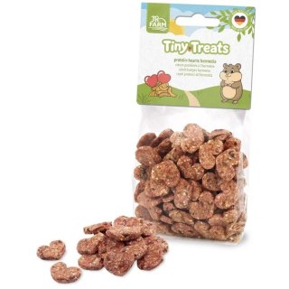 JR Farm Tiny Treats Proteinowe serduszka 100g /z hermetią/