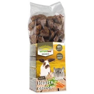 Natureland bezzbożowe serduszka z marchewką 150g