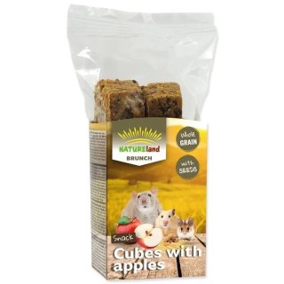 Natureland pełnoziarniste kostki z jabłkiem 90g