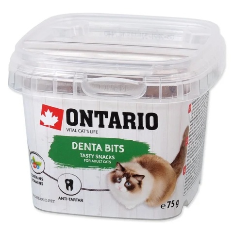 ONTARIO denta bits 75g przysmak dla kotów