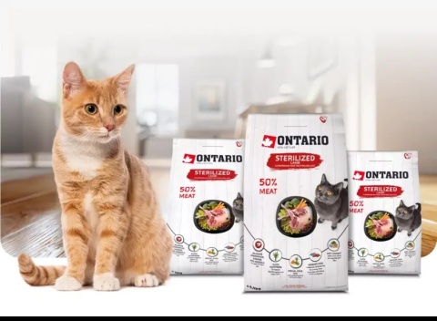 Ontario Cat Sterilised Lamb 0,4kg - karma sucha dla kota /jagnięcina/