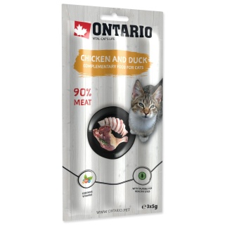 Ontario kabanosy dla kota 15g/3szt /kurczak i kaczka/