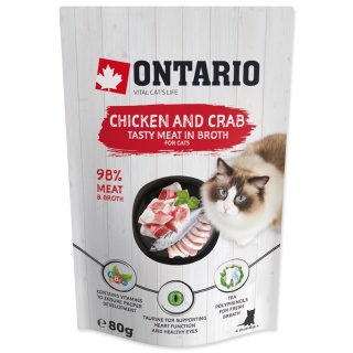 Ontario kurczak i krab w rosole 80g /saszetka/