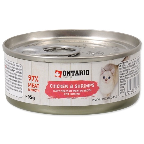 Ontario kurczak z krewetkami 95g /puszka/
