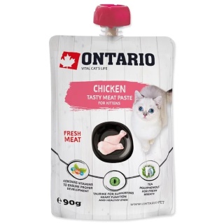 Ontario pasta mięsna dla kociąt 90g /kurczak/