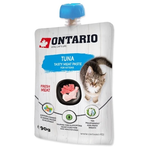 Ontario pasta mięsna dla kociąt 90g /tuńczyk/