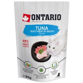 Ontario tuńczyk w rosole 80g /saszetka/