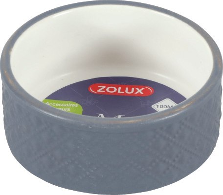 Zolux miska 100ml gres Margot szara